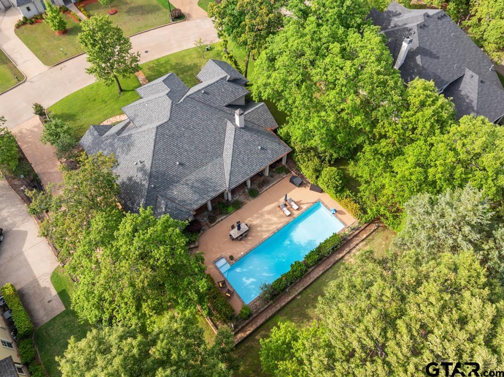 2907 Stewart Way Tyler, TX 75709 - Photo 42 of 45 an aerial view of a house with a yard and trees