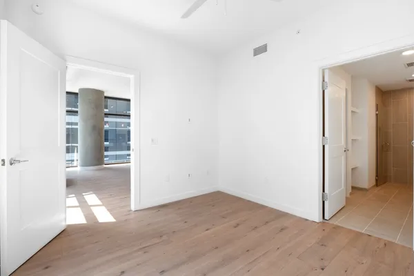 a kitchen with stainless steel appliances a refrigerator and a sink