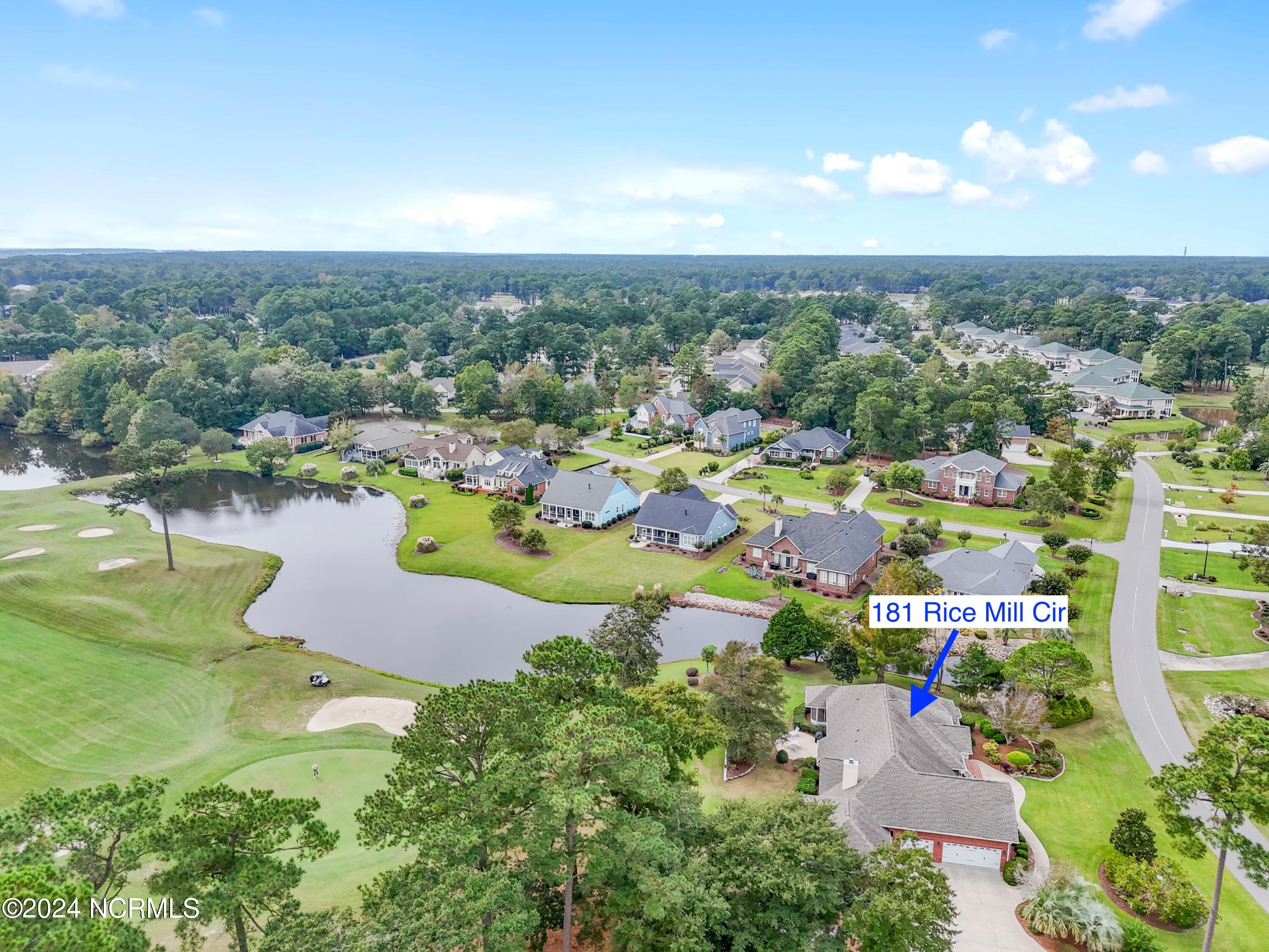 181 Rice Mill Circle Sunset Beach, NC 28468 - Photo 72 of 87 Aerial location