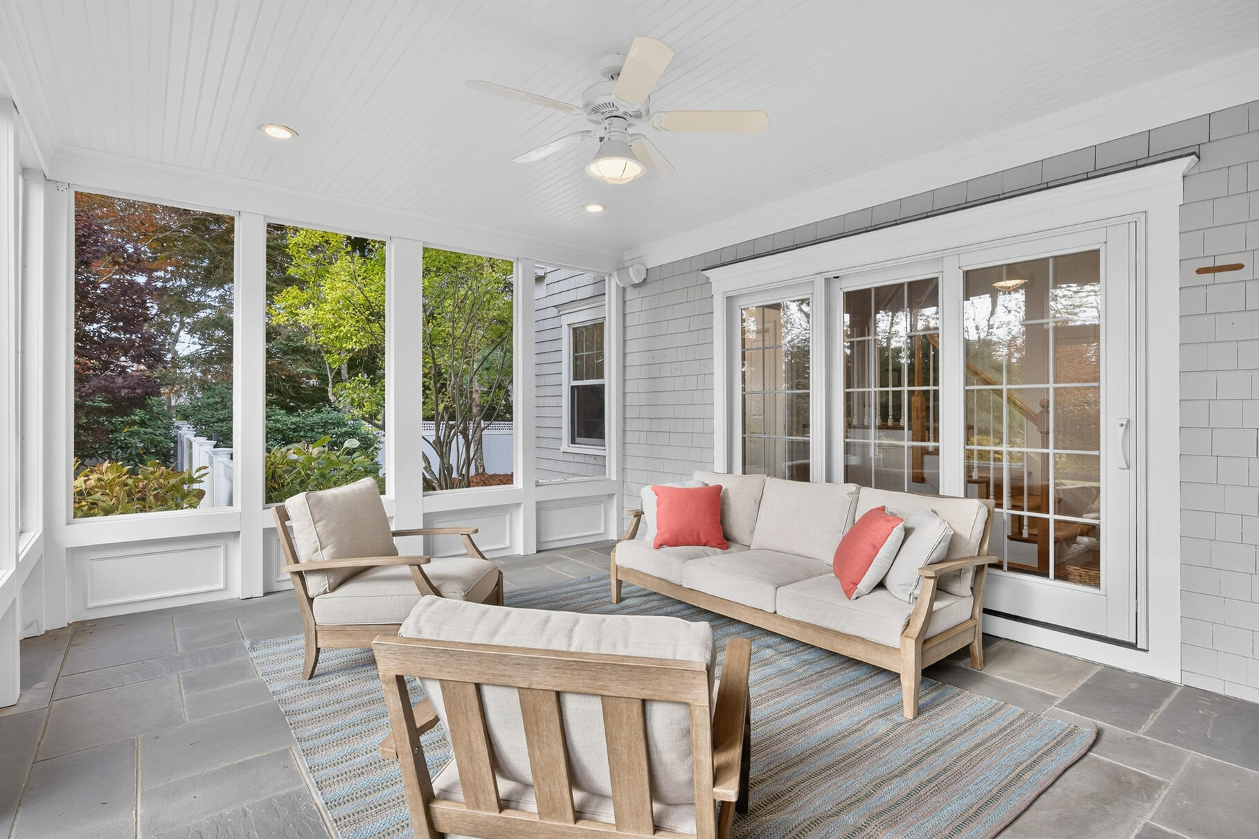 405 Bridge Street Osterville, MA 02655 - Photo 49 of 57 a living room with furniture and large windows