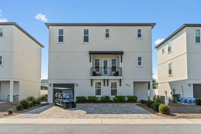 a front view of a building