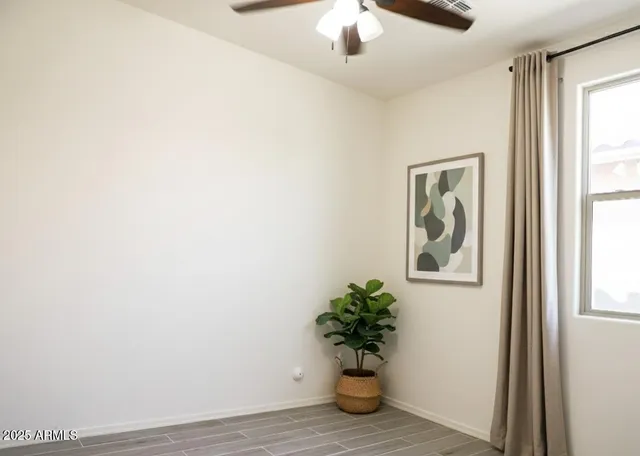 en view of an entryway with a potted plant