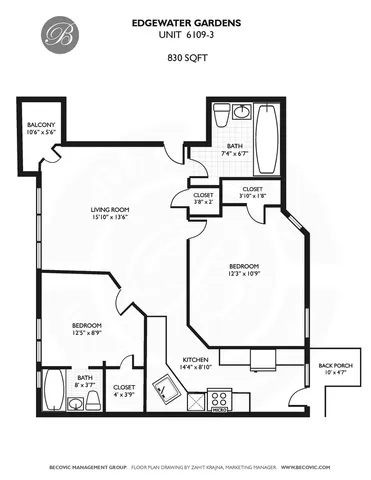 $2,400 | 6109 North Winthrop Avenue, Unit 3, Chicago, IL 60660