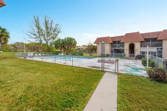 swimming pool view with a outdoor space
