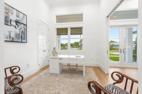 a view of a storage & utility room with wooden floor