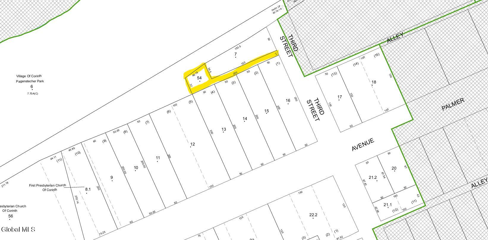 Third 3rd Street Corinth, NY 12822 - Photo 4 of 10 Tax Map-Third St