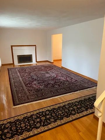 a bedroom with a bed