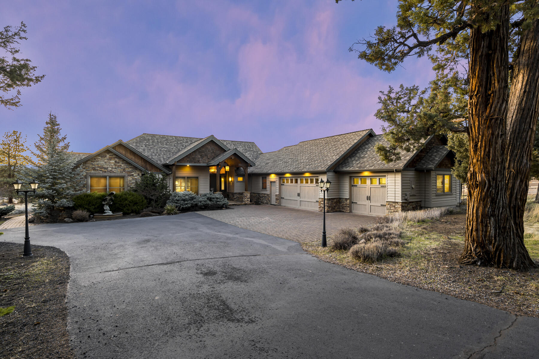 17640 Mountain View Road Sisters, OR 97759 - Photo 1 of 55 Front Exterior Twilight