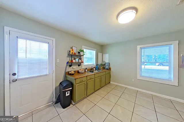 a room with storage and utility