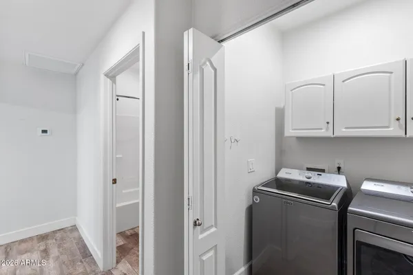 a view of a walk in closet