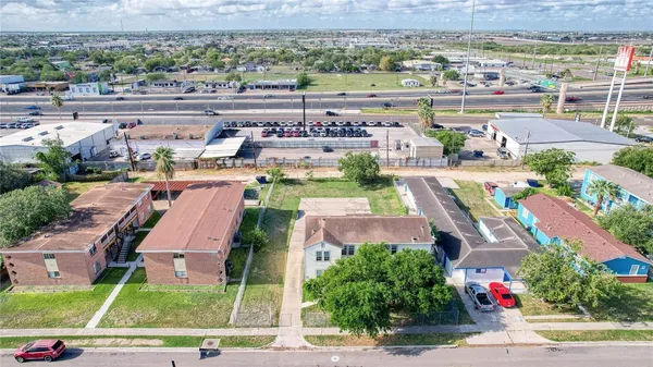 an aerial view of a