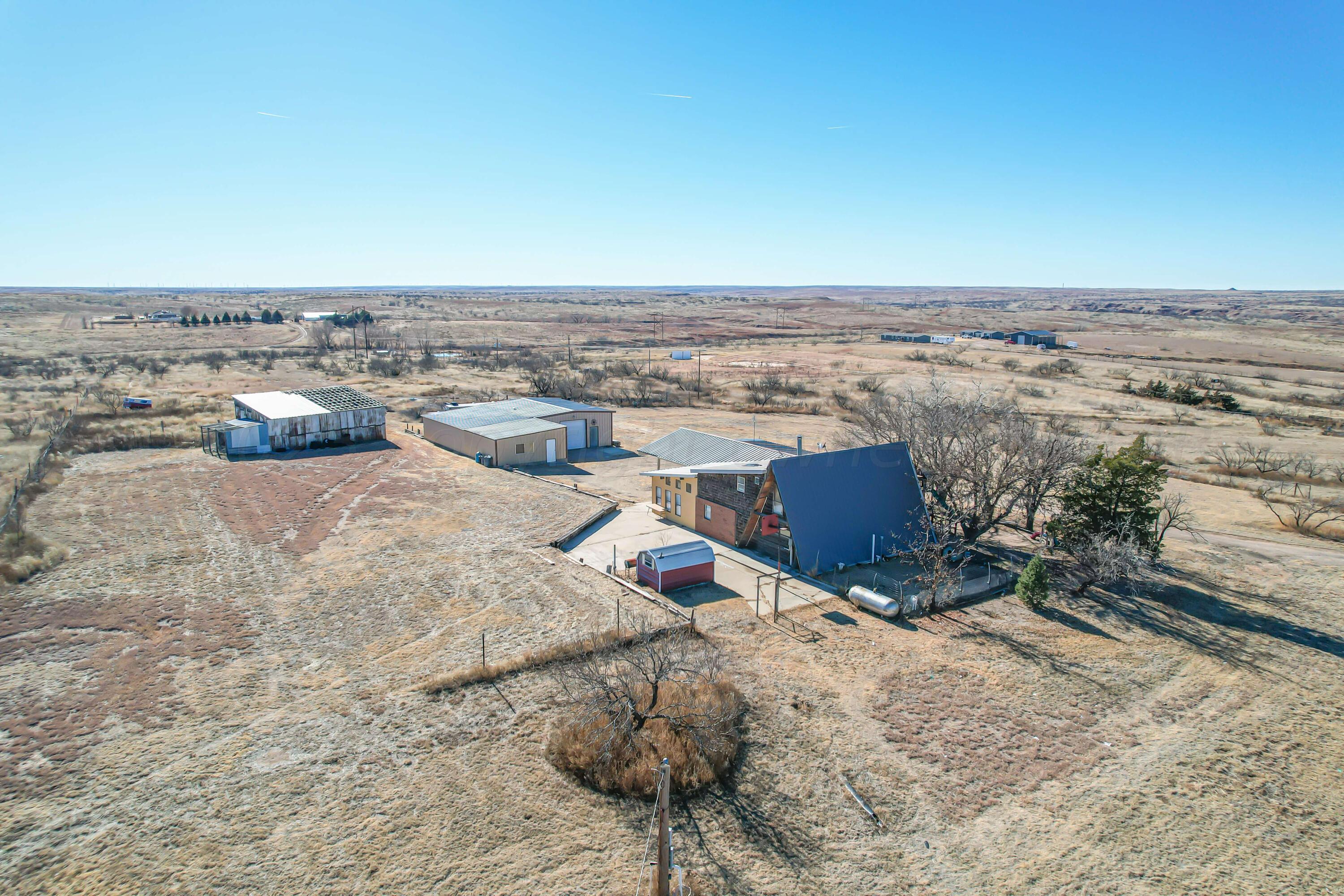 676 Cherokee Road Fritch, TX 79036 - Photo 58 of 62 676 Cherokee Aerials-12