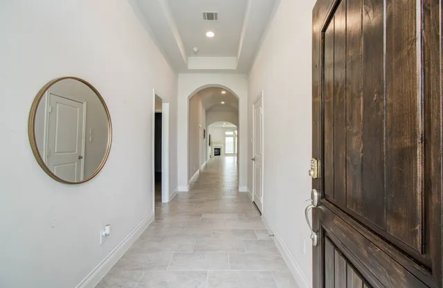 a view of a mirror of a bathroom
