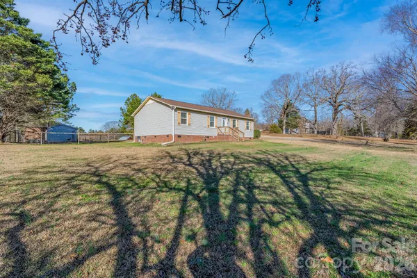 a view of an outdoor space and a yard
