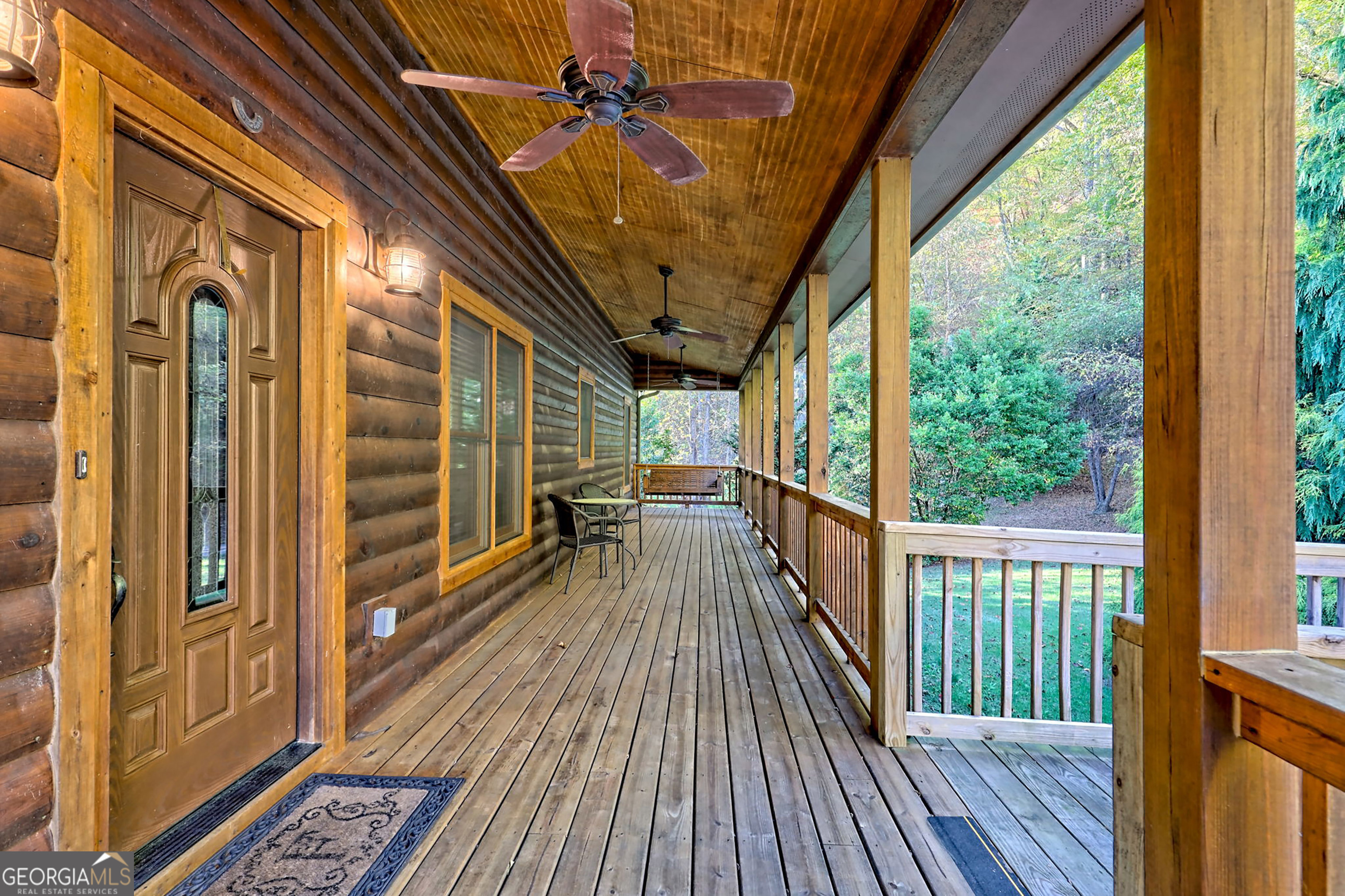 407 Blackberry Drive Rabun Gap, GA 30568 - Photo 5 of 53 a view of balcony with wooden floor