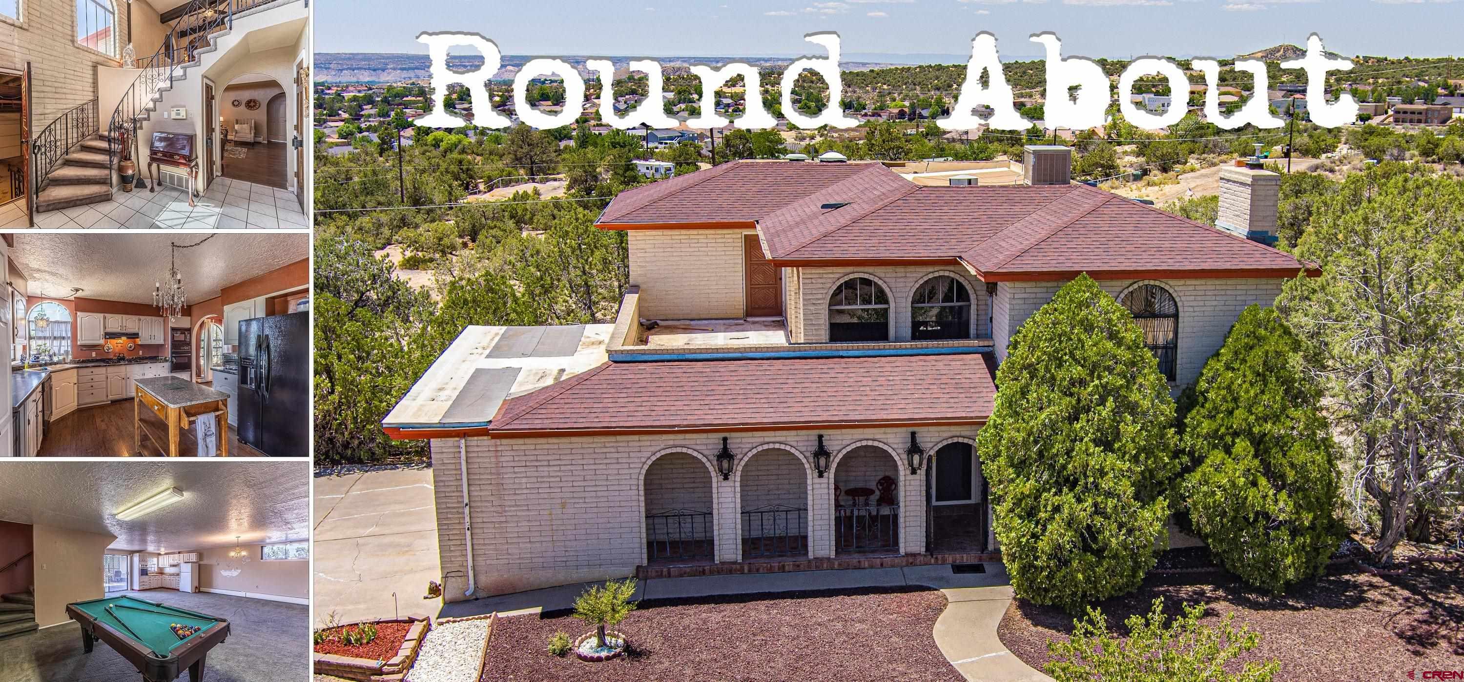 a aerial view of a house