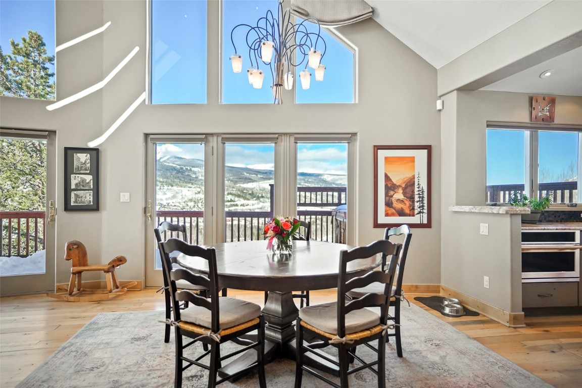 468 South Hillside Drive Silverthorne, CO 80498 - Photo 8 of 34 a dining room with furniture and window