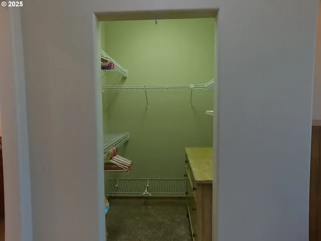 a bathroom with a mirror