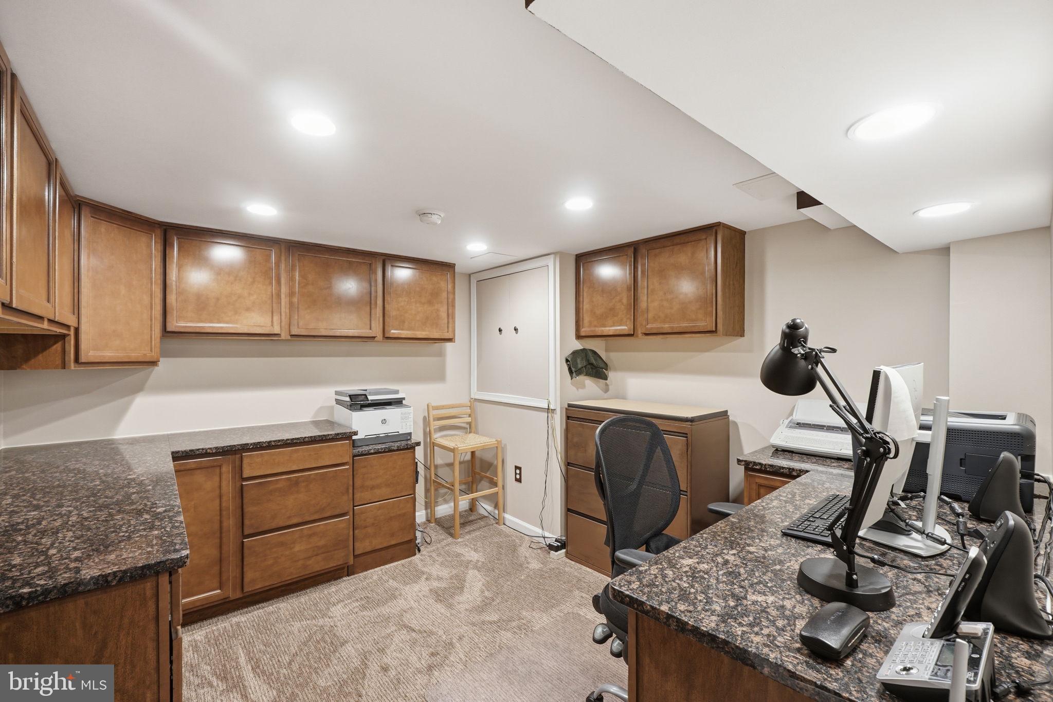 10713 Gregory Street Silver Spring, MD 20901 - Photo 27 of 38 And a convenient Home Office for TWO off Rec Rm