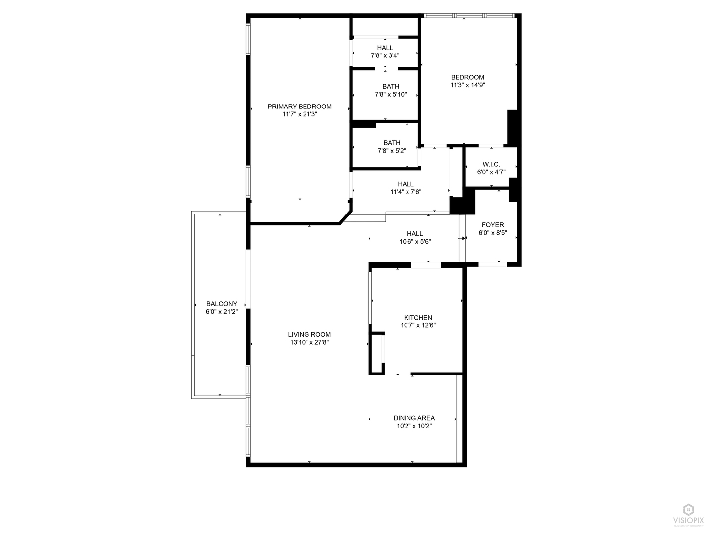 8815 West Golf Road, Unit 7A Niles, IL 60714 - Photo 26 of 26 a picture of a floor plan