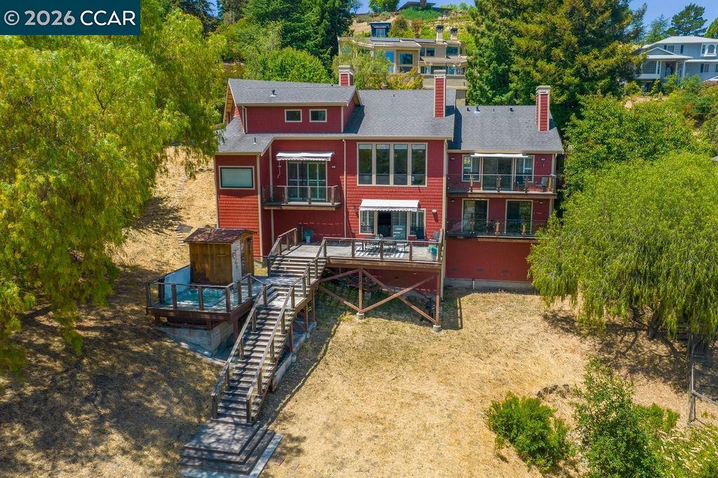 172 Rudgear Drive Walnut Creek, CA 94596 - Photo 2 of 51 an aerial view of a house with swimming pool and sitting area