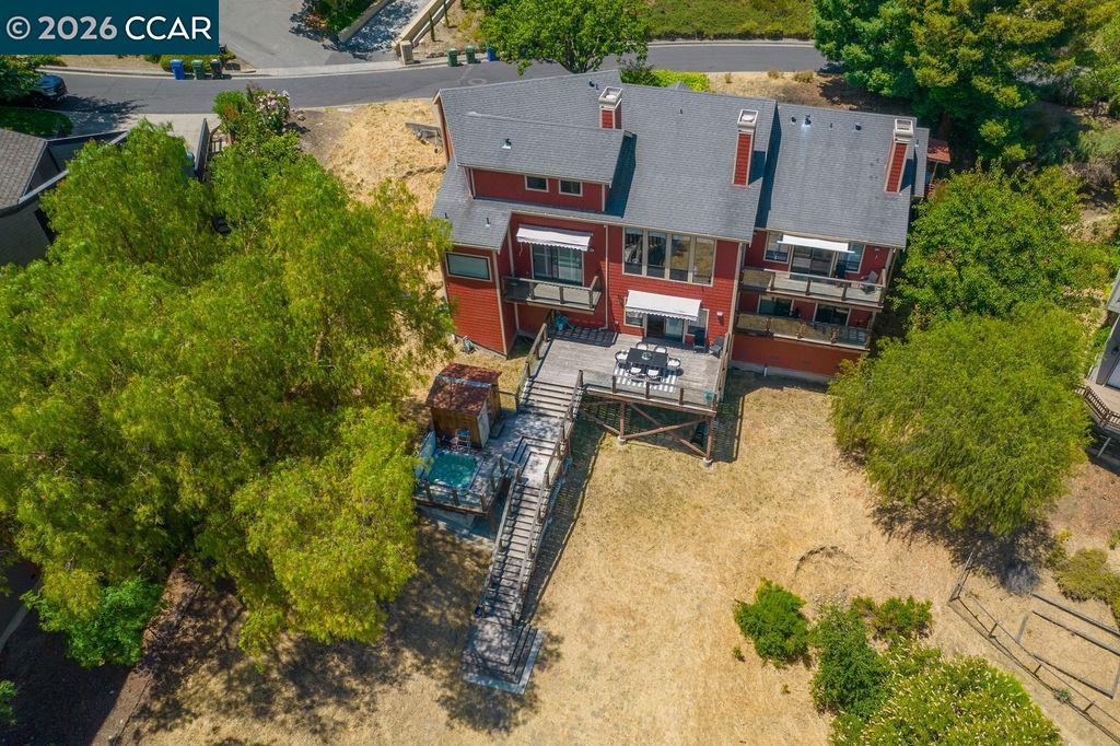 172 Rudgear Drive Walnut Creek, CA 94596 - Photo 3 of 51 an aerial view of a house with garden space and street view