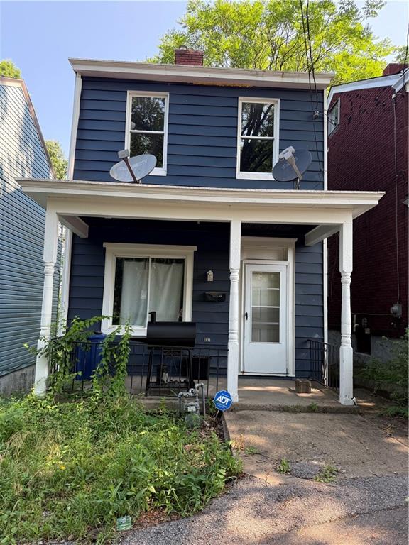 front view of a house