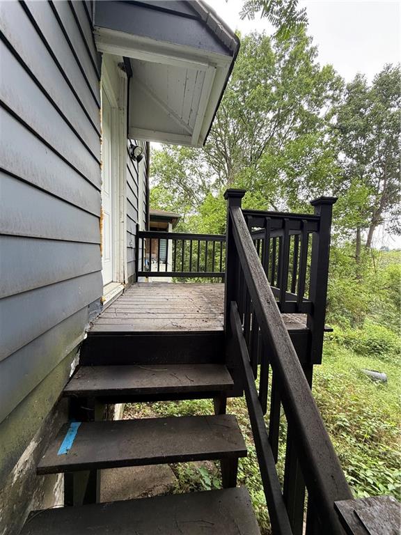 1336 Complete Street Pittsburgh, PA 15212 - Photo 13 of 14 a view of balcony with wooden floor and stairs