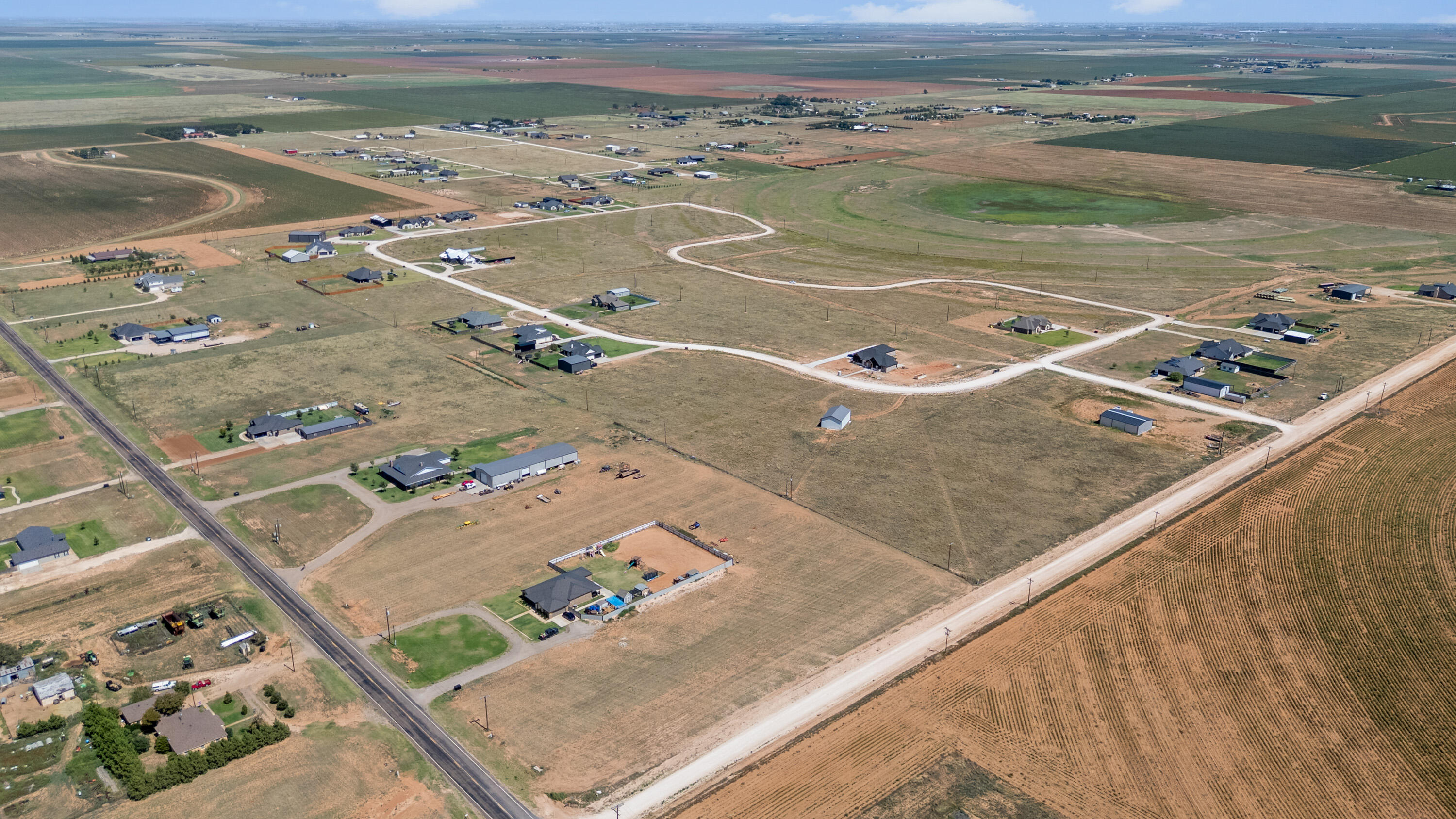 3960 Koby Street Ropesville, TX 79358 - Photo 9 of 16 an aerial view of residential houses with outdoor space