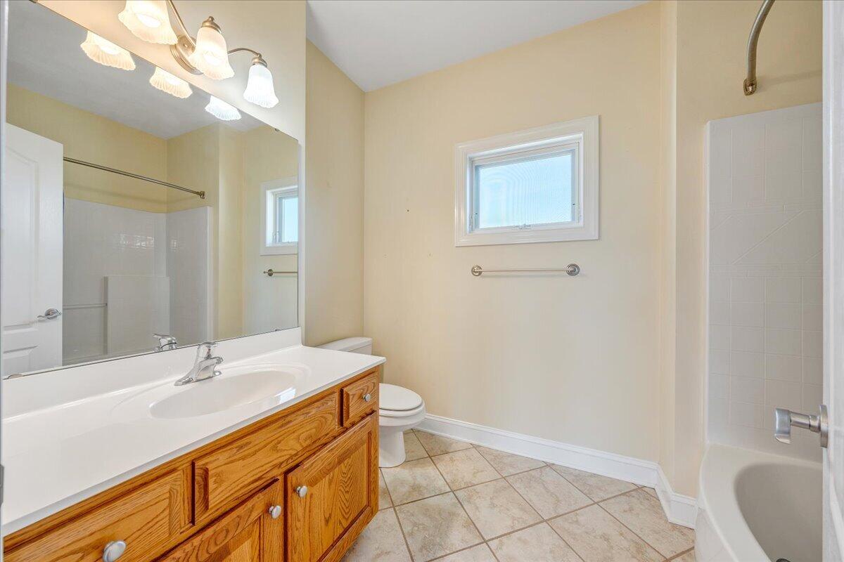 625 Frontier Way Fincastle, VA 24090 - Photo 54 of 105 a bathroom with a sink a toilet and a mirror