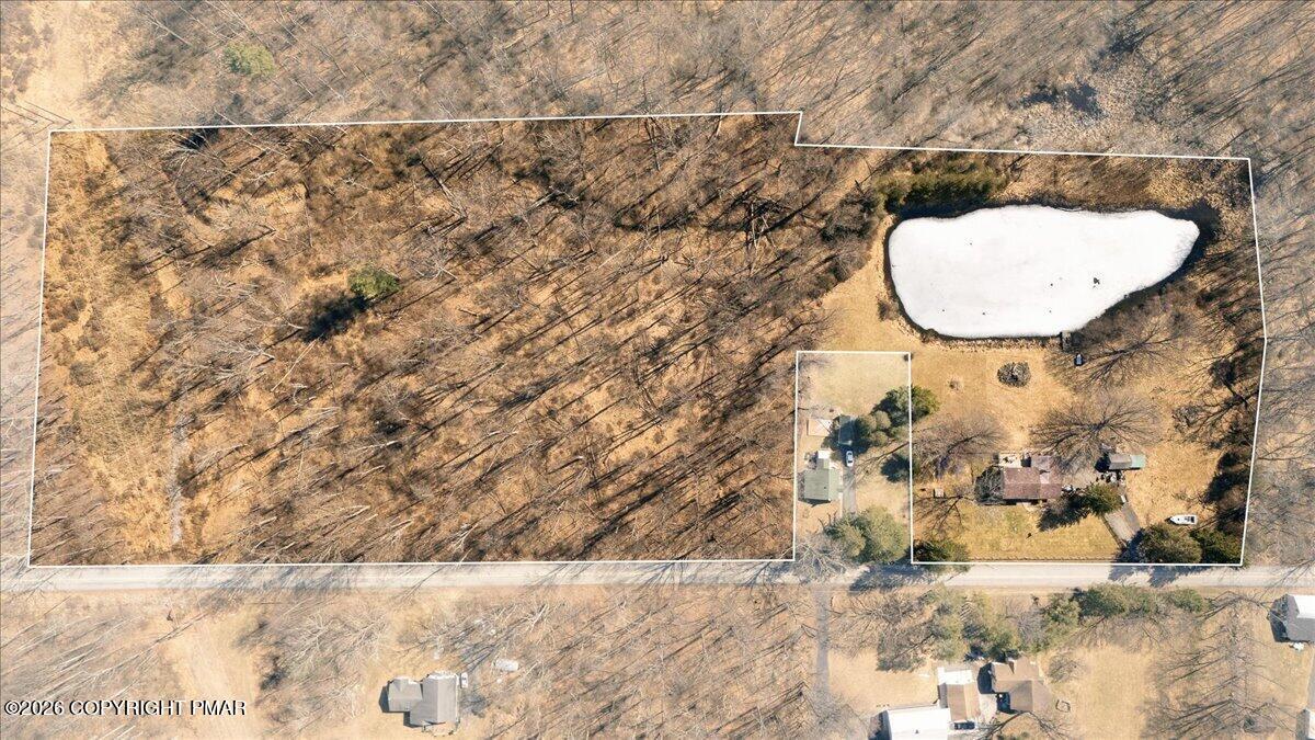 601 Heiden Road Bangor, PA 18013 - Photo 38 of 40 Aerial Lot Outline