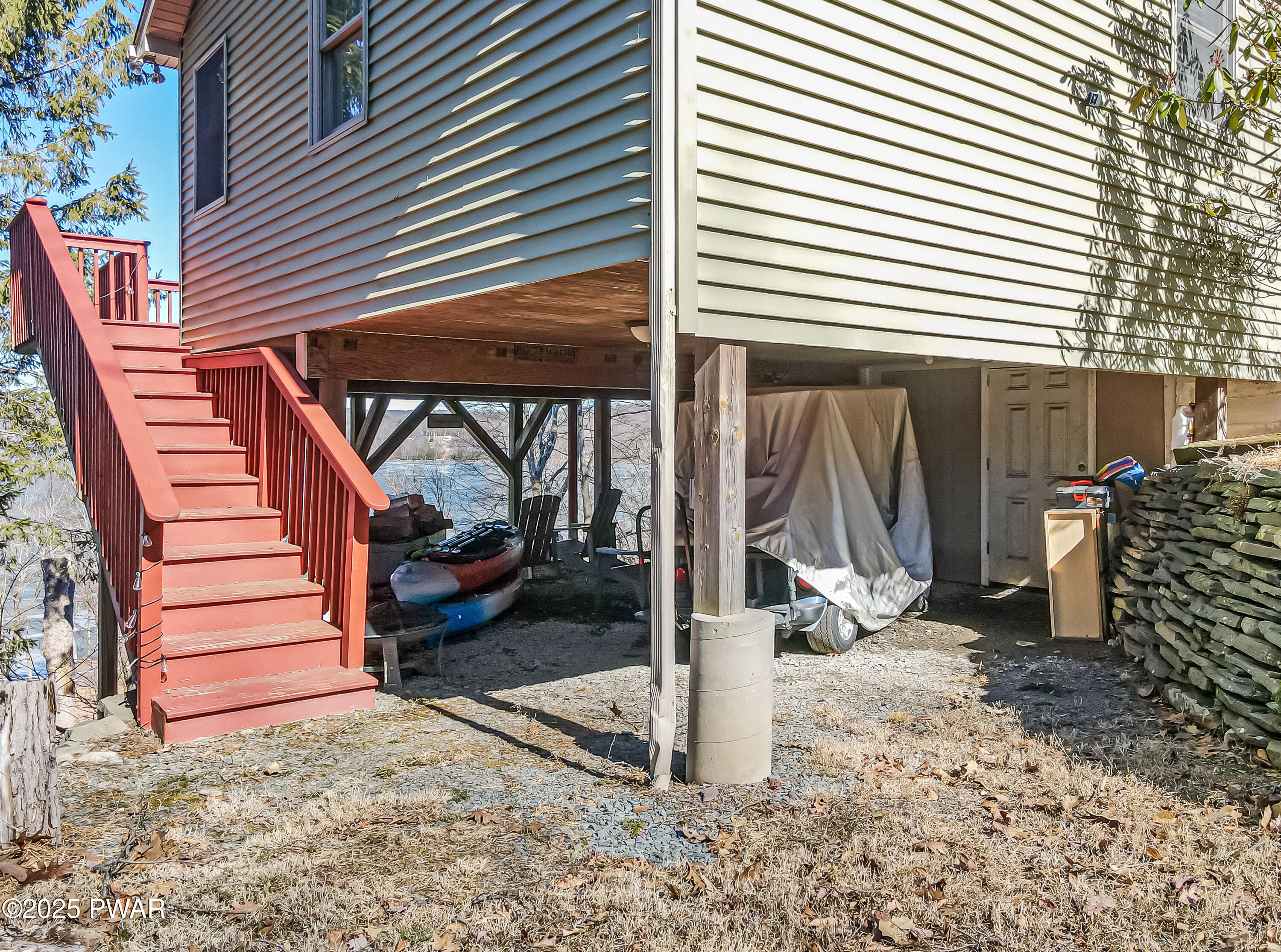 141 Paupack Road Greentown, PA 18426 - Photo 42 of 52 Covered Sitting Area/Storage