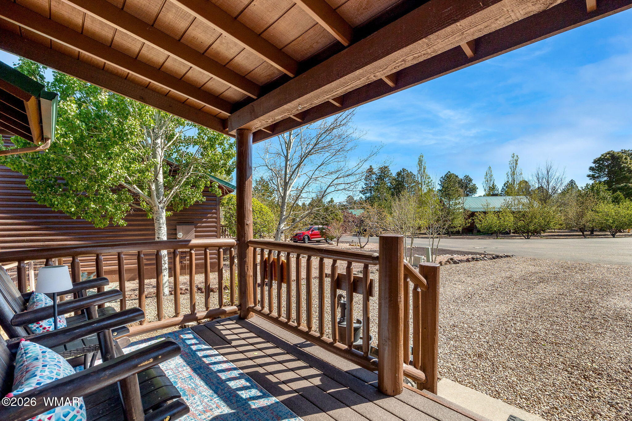 2660 Palomino Trail Overgaard, AZ 85933 - Photo 22 of 60 a view of a balcony with wooden floor