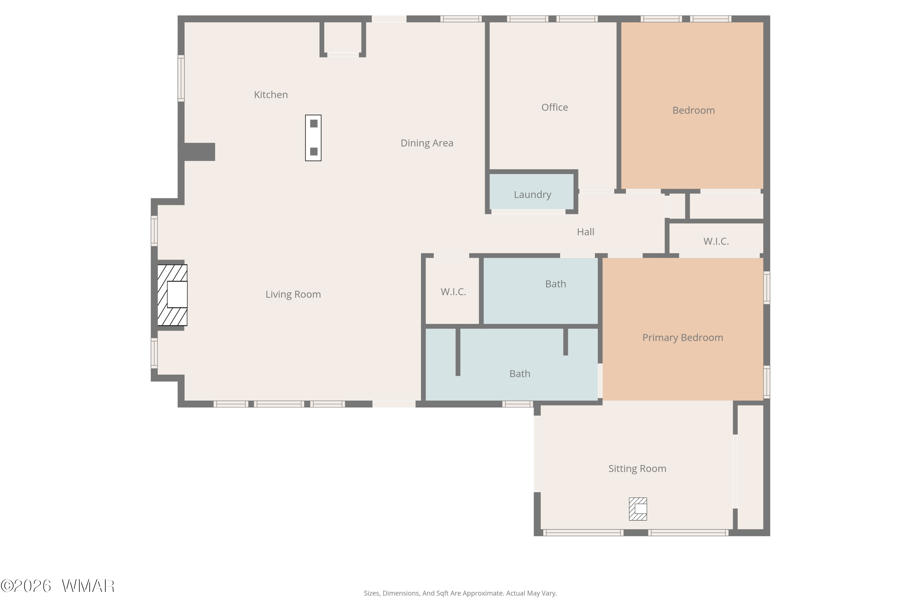 2660 Palomino Trail Overgaard, AZ 85933 - Photo 60 of 60 a picture of floor plan