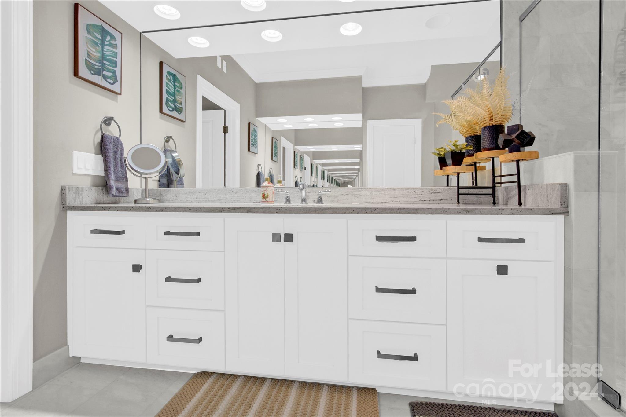 3012 Sharon View Road Charlotte, NC 28210 - Photo 20 of 48 a bathroom with a sink and a mirror