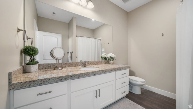 1810 West 300th Street South, Unit D Mapleton, UT 84664 - Photo 21 of 30 Full bath featuring one sink vanity, roll in shower