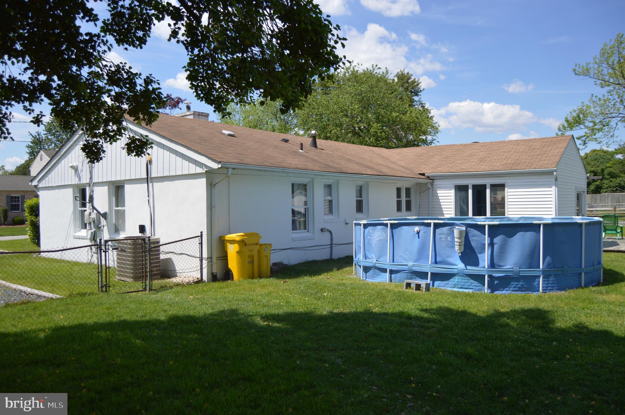 19 Melville Road Pasadena, MD 21122 - Photo 23 of 32 Rear fenced yard, pool can convey or be removed
