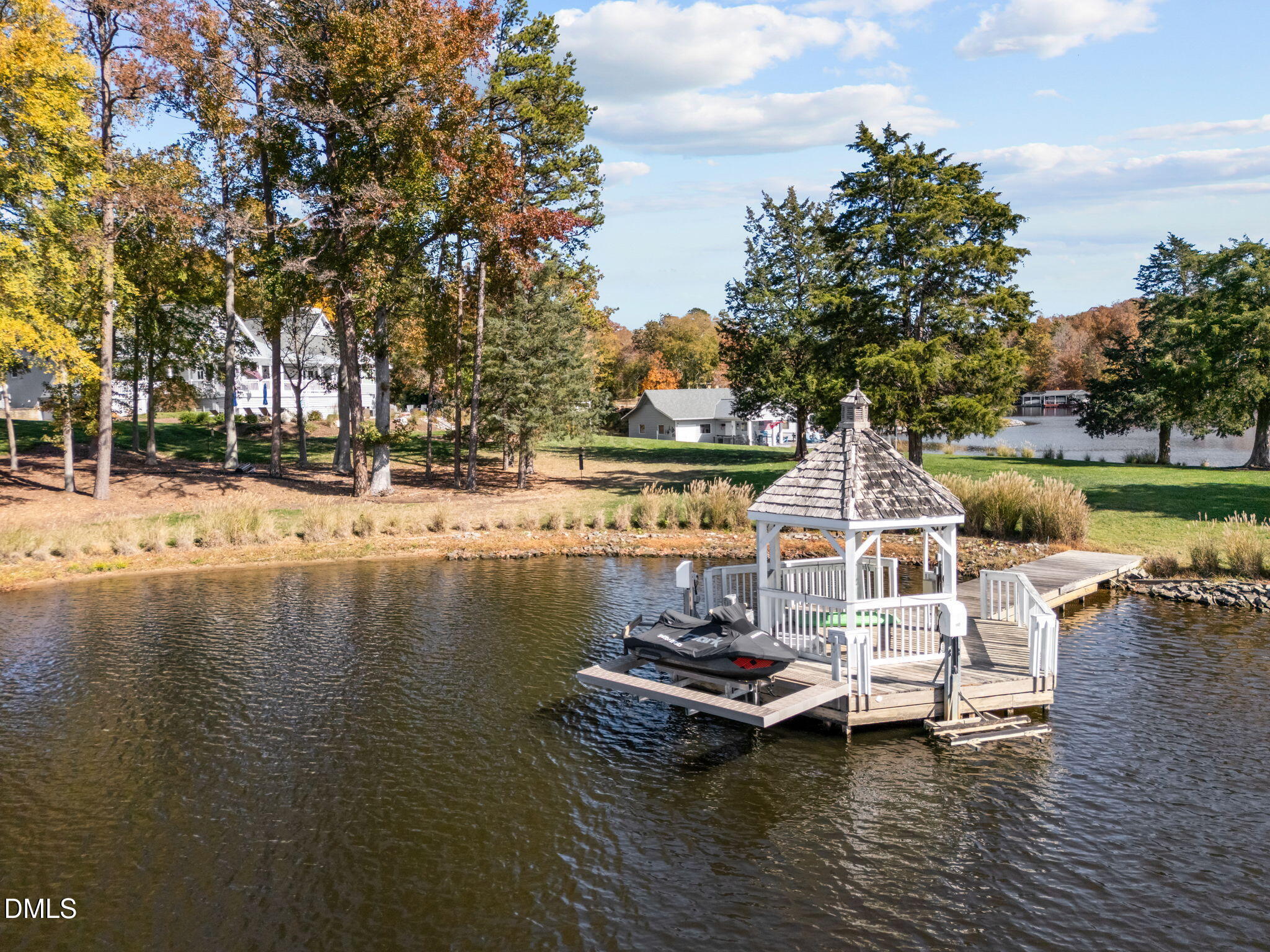 515 Oak Pointe Drive Semora, NC 27343 - Photo 8 of 66 a view of a lake with houses