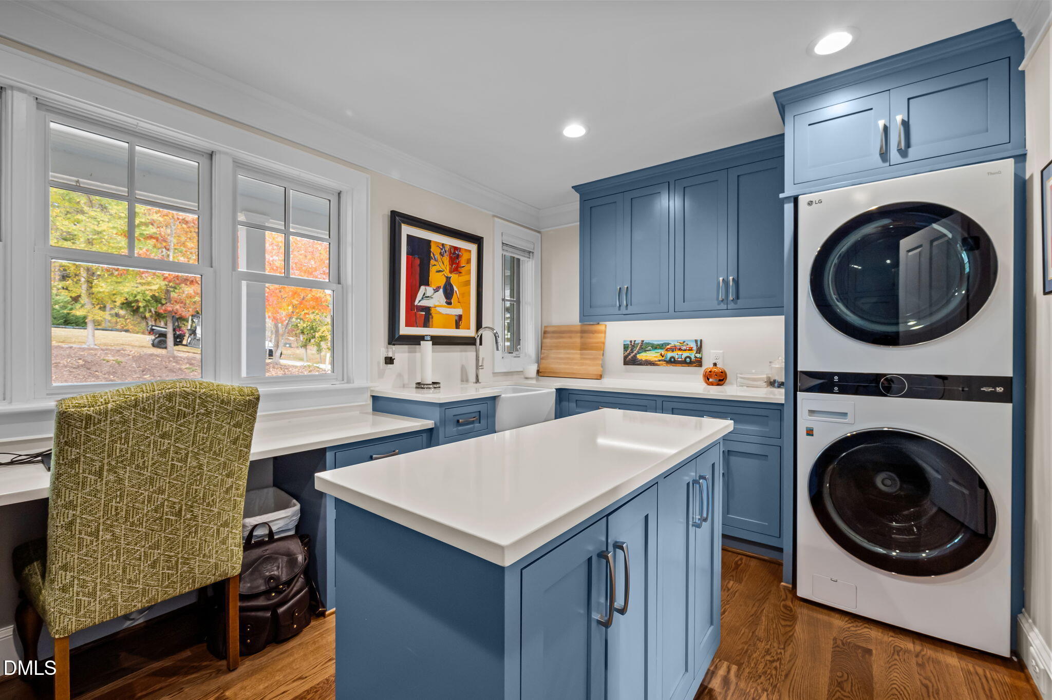 515 Oak Pointe Drive Semora, NC 27343 - Photo 27 of 66 a view of a kitchen with furniture and wooden floor