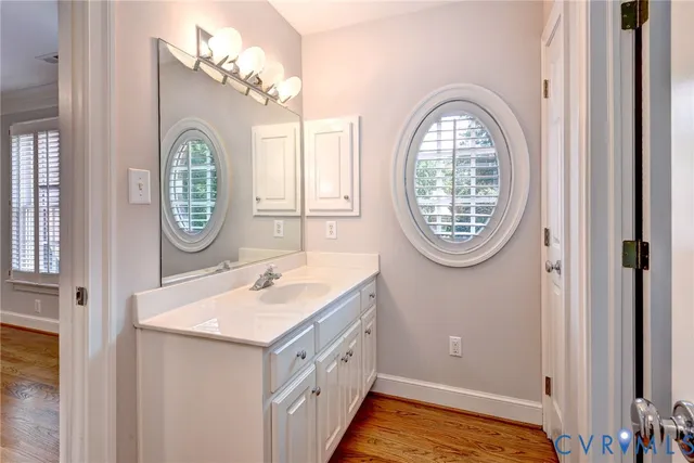 view of wooden floor