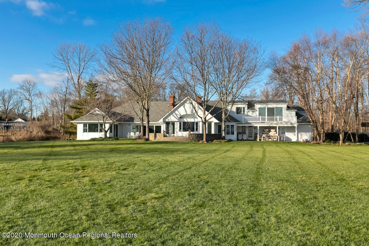 1 Horatius Way Rumson, NJ 07760 - Photo 24 of 24 a front view of a house with a garden