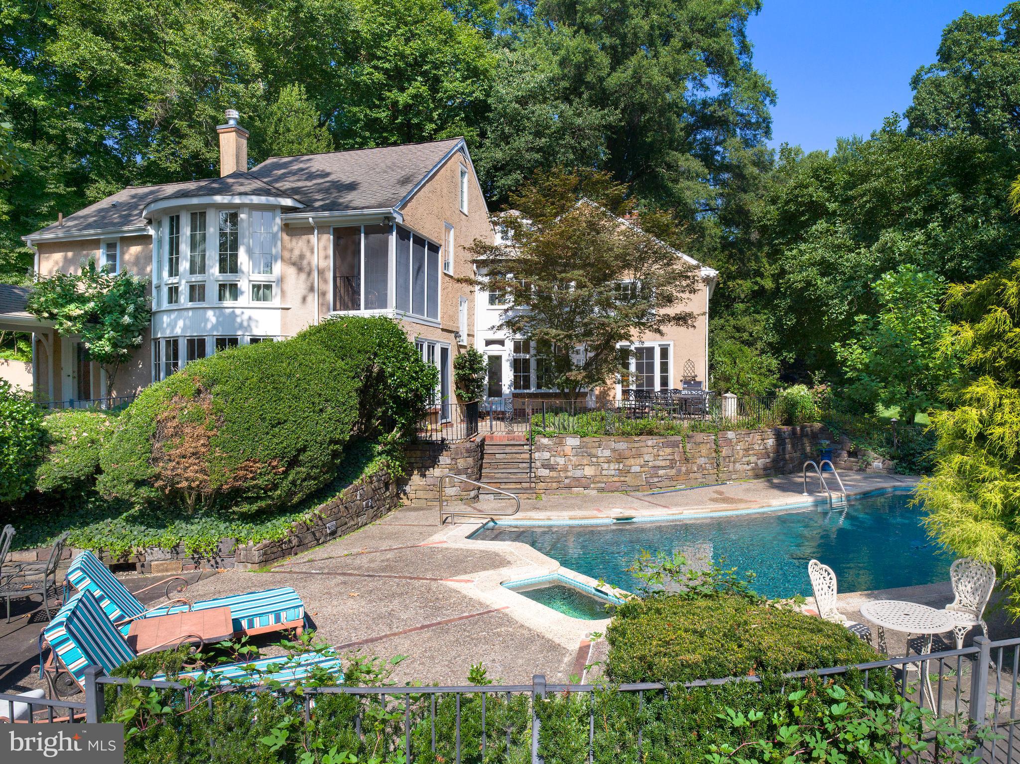 1121 Barberry Road Bryn Mawr, PA 19010 - Photo 7 of 67 Swimming Pool/ exterior rear