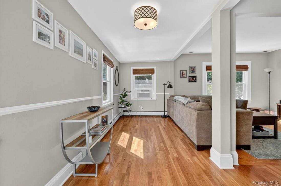 34 Ridge Road Croton-on-Hudson, NY 10520 - Photo 5 of 35 The entry area has a coat closet and full view of the living/dining area to the right