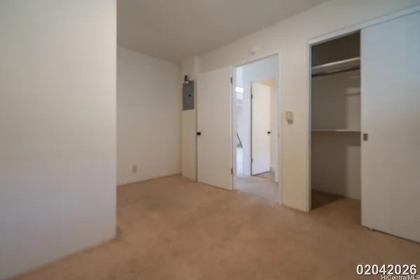 a view of empty room