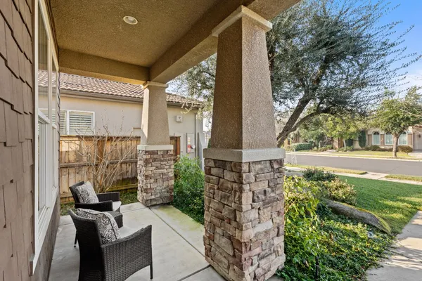 a view of balcony with couch