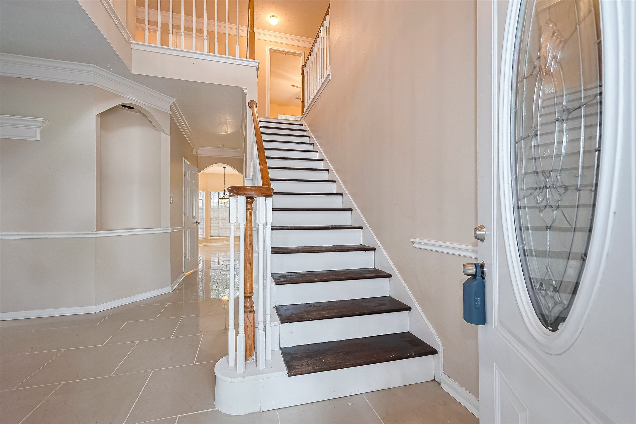 24310 Pepperrell Pl Street Katy, TX 77493 - Photo 4 of 35 a view of entryway with wooden floor and stairs