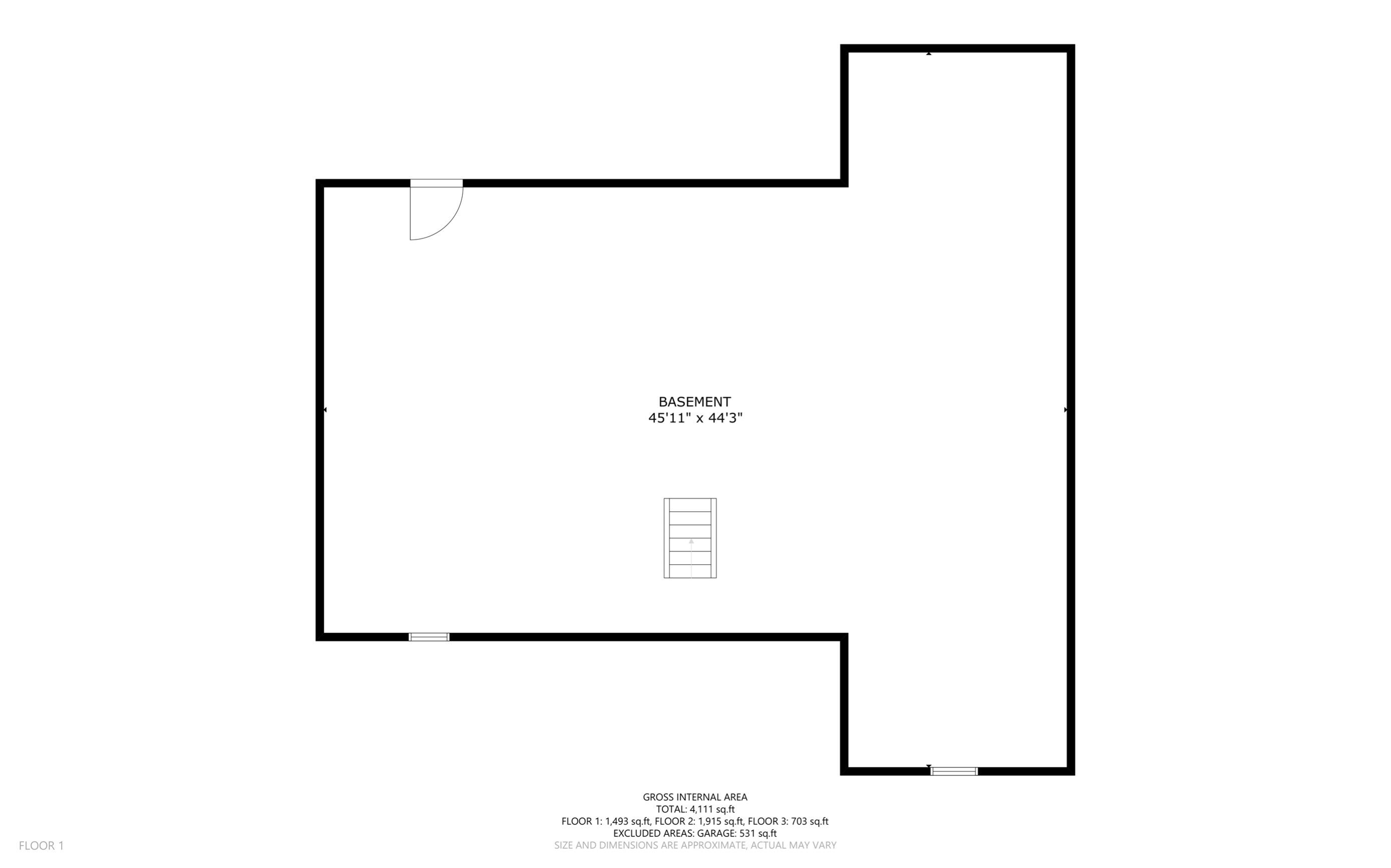 122 Oakmont Drive Barnstable, MA 02675 - Photo 54 of 55 Basement Floor Plan