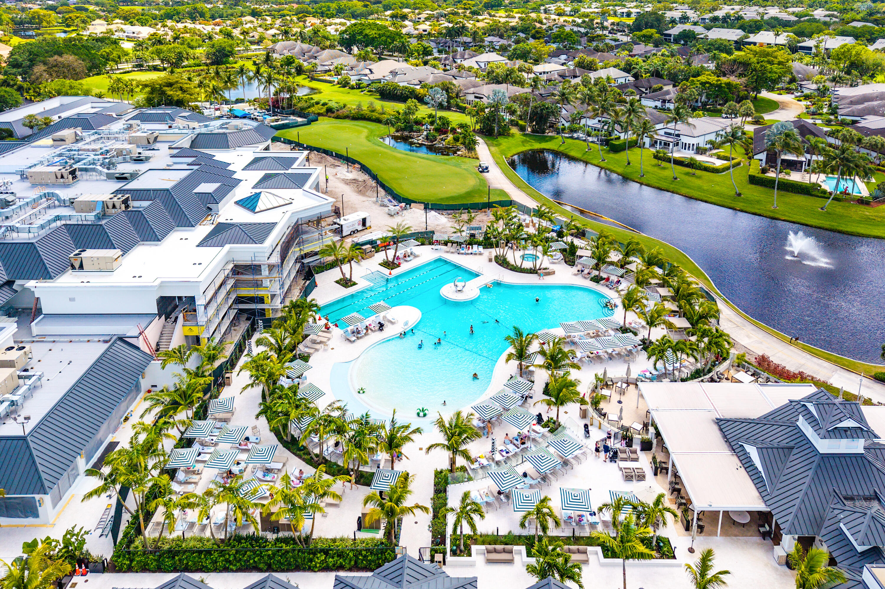 5082 Lake Catalina Drive, Unit A Boca Raton, FL 33496 - Photo 29 of 35 an aerial view of a swimming pool