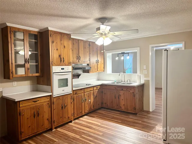 a large bathroom with double vanity and a mirror