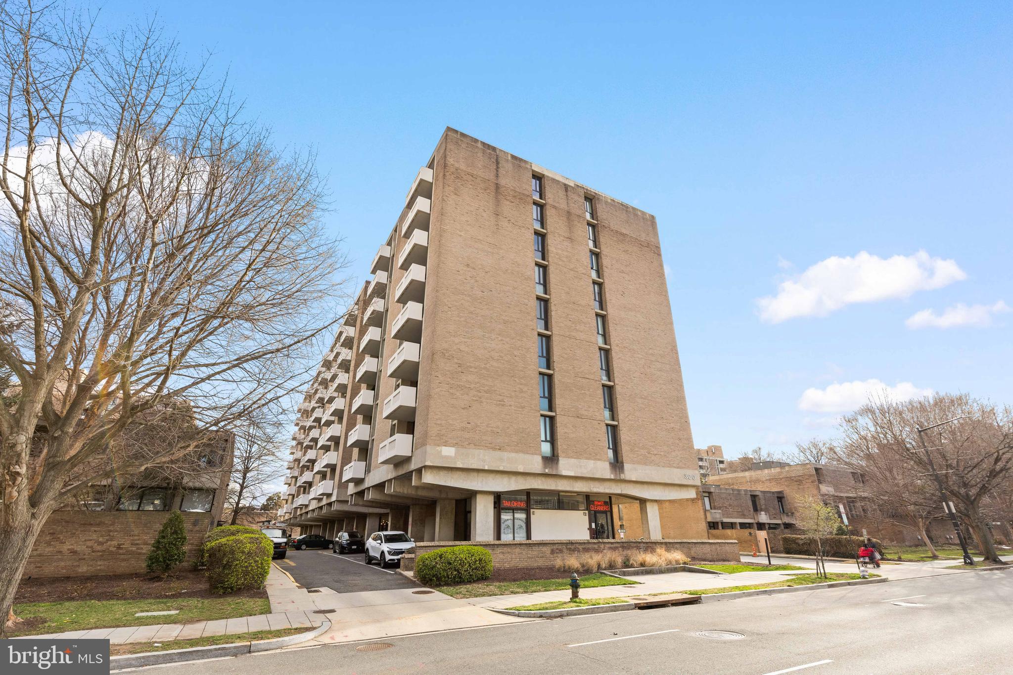 300 M Street Southwest, Unit N808 Washington, DC 20024 - Photo 35 of 36 a view of a tall building next to a road